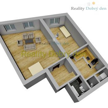 Pronájem 2+1, Dolní náměstí, Opava