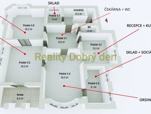 Fotografie nemovitosti - Pronájem prostor, Kylešovský kopec, Opava